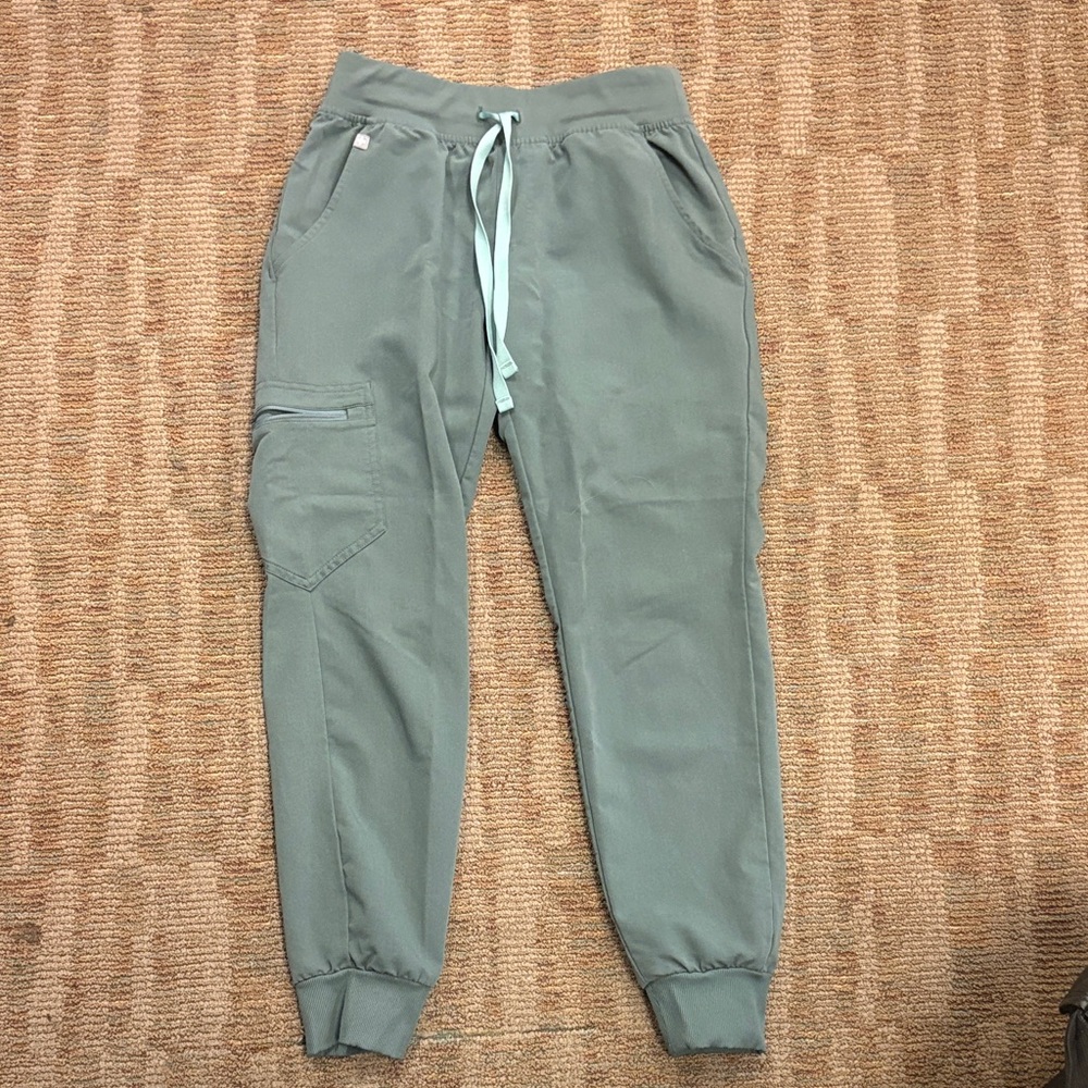 Figs Sage Green Jogger Pants